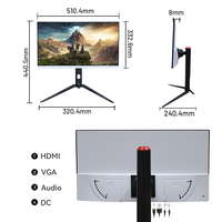 Moniteur de jeu Rebekah 22'' 24 27 pouces, prix d'usine, 100Hz 165Hz IPS FHD 1080P, écran d'ordinateur de bureau