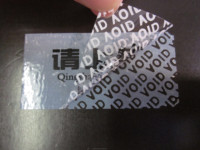 Etiquetas Adhesivas de Seguridad Antimanipulación para Equipos Eléctricos, Fabricadas en PET, Impermeables, Duraderas, con Transferencia Parcial, Alto Residuo y Efecto Void