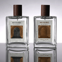 Étiquette de flacon de parfum personnalisée de luxe avec gaufrage à chaud