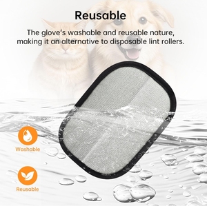 Guante lavable para novio y gato, gran oferta, recoge sin esfuerzo, piel de Mascota, reutilizable, perro, guante electrostático para depilación de mascotas para sofá - Product Image 6