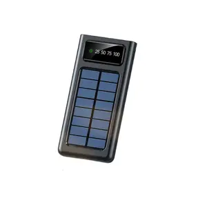 Многоцелевой Портативный 10000 мАч 15000 мАч 20000 мАч 30000 мАч фирменный аккумулятор зарядное устройство на солнечной батарее