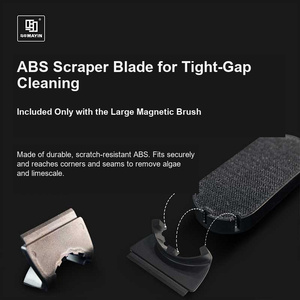 Limpador Magnético de Vidro para Aquário MAYIN, Escova de Limpeza de Algas Dupla Face com Ímãs N35 para Paredes de Aquários de 12-15mm - Product Image 3