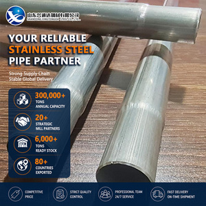 Tubería de Acero Inoxidable Biselada 310S 201 8K Espejo Laminada en Frío 114.3mm 5.0mm Corte EN 10216-5 para Calderas - Product Image 1