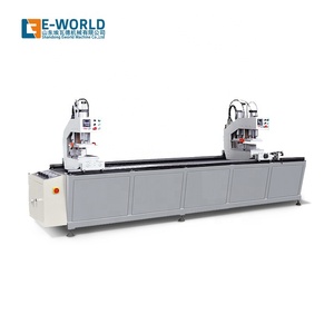 Duitsland Hfl Holz Fenster Look Imitatie Hout Haakse Lasoplossing Pvc Upvc Venster Maken Dubbele Kop Lasmachine - Product Image 1