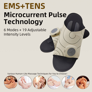 Tragbarer Wiederaufladbarer Fußschlankheits-Massagegerät mit Intelligenter Puls-Mikrostrom-Therapie und Kabelloser Fernbedienung - Product Image 2