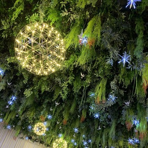 Plante suspendue au plafond artificielle, plante suspendue verte en fausse herbe, plante suspendue murale artificielle, décoration de plafond pour hôtel restaurant - Product Image 6