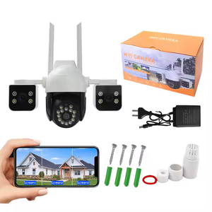 V380PRO Outdoor 6MP WIFI-Netzwerk PTZ-Überwachungs kamera Drei-Objektiv-Bildschirm Vollfarb-AI-Erkennung Nachtsicht-Speicher kartensp eicher - Product Image 3