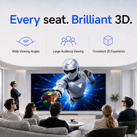 Écran LED 3D passif polarisé immersif Bestar à pas fin 4K avec effets de profondeur éclatants pour les espaces de démonstration d'entreprise