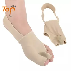 男性と女性の足の親指保護カバーつま先セパレーターシリコン矯正外反母趾ソックス