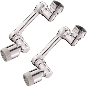 1440 °   Prolongateur de <span class=keywords><strong>Robinet</strong></span> d'Évier Pivotant Universel pour <span class=keywords><strong>Cuisine</strong></span>, Pulvérisateur 360° °   Aérateur d'évier rotatif avec extension pivotante pour <span class=keywords><strong>cuisine</strong></span>/salle de bain - Product Image 1