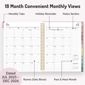 Tùy chỉnh in ấn 2026 hàng tuần và hàng tháng chương trình nghị sự lập kế hoạch và Tạp Chí máy tính xách tay A5 A4 A6 xoắn ốc Ngân Sách hàng ngày kế hoạch máy tính xách tay - Product Image 3