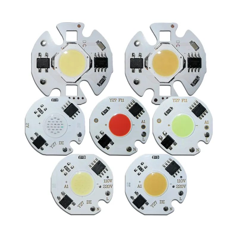 5 pieces. COB Chip LED Downlight 3W 5W 7W 10W 12W AC110V 220V Input Smart IC for DIY Indoor LED Spotlight Spot Light