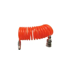 Factory Supplier PU Spring Tube Pneumatic Air Pipe Polyurethane Hose With C Type Quick Connector