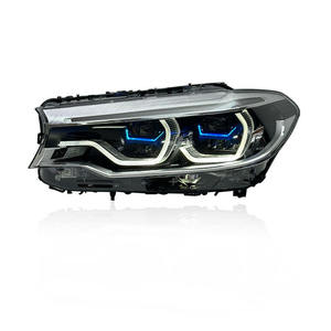ไฟหน้าเลเซอร์แบบสองสีเหลืองขาว 6000K สำหรับรถยนต์รุ่นใหม่  ดีไซน์ Spoon LED  ปรับแต่งอัพเกรด  สำหรับรถยนต์ซีรีย์ 5 รุ่น G38 G30 ปี 2018-2020  6000K - Product Image 1