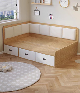 Foshan a buon mercato singola dimensione semplice <span class=keywords><strong>camera</strong></span> <span class=keywords><strong>da</strong></span> <span class=keywords><strong>letto</strong></span> moderna set mobili parete legno Hotel <span class=keywords><strong>letto</strong></span> di stoccaggio - Product Image 4