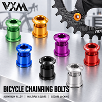 Vis de pédalier VXM en alliage d'aluminium léger, simples 4,9 mm/doubles 6,4 mm, 5 pièces/kit, vis de disque dentaire, pièces de vélo