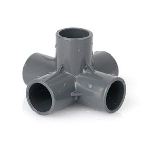 PVC nhựa ba chiều phụ kiện đường ống năm chiều góc bên phải khớp ống nước Phụ kiện tự làm <span class=keywords><strong>5</strong></span> cách <span class=keywords><strong>Tee</strong></span> - Product Image 2