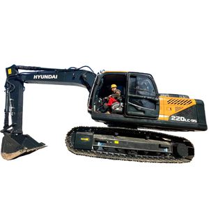 Excavatrice sur chenilles HYUNDAI 220LC-9S d'occasion, 22 tonnes, 90% neuve, matériel de construction, HYUNDAI220LC-9S, excavatrice de taille moyenne d'occasion - Product Image 1