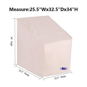Waterproof Dust protection Patio Stacking <strong>Chair</strong> <strong>Covers</strong> Outdoor Furniture Rain <strong>Cover</strong> - Product Image 5
