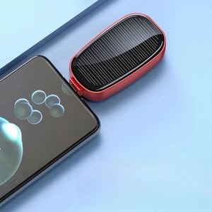2025 Hot 1200mAh Solar Power Bank Porte-clés <span class=keywords><strong>Chargeur</strong></span> d'urgence avec Port et Port de USB-C directe pour <span class=keywords><strong>iPhone</strong></span> 15 Inférieur à l'énergie <span class=keywords><strong>solaire</strong></span> - Product Image 1