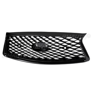 Grille de calandre avant de remplacement pour pare-chocs supérieur, grille centrale de capot pour Infiniti Q50 Q50S 2014-2017 2018-2021 - Product Image 1