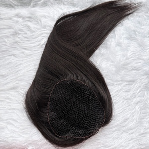 Fabrik-Großhandelspreis Topper Micro Line Toppers Atmungsaktives Toupet für Frauen Spitze Fischnetz Haarteil Microline Haar-Topper - Product Image 1