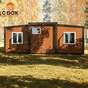 บ้านเคลื่อนที่ Cbox ขนาด 40 ฟุต บ้านสำเร็จรูปหรูหรา พับเก็บได้ ใช้เป็นสำนักงาน ห้องนั่งเล่น 3 ห้องนอน พร้อมห้องน้ำ บ้านคอนเทนเนอร์แบบขยายได้ - Product Image 1
