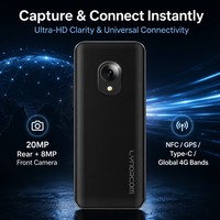 Teléfono Celular Kosher 4G LTE con Pantalla Táctil de 3.54 Pulgadas, Teclado Hebreo, Doble SIM, Batería de Larga Duración, Sistema de Filtrado de Mensajes de Texto y Llamadas