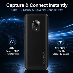 Telefono 4G LTE Kosher con Schermo Touch da <span class=keywords><strong>3</strong></span>,54 Pollici, Tastiera Ebraica, Dual SIM, Batteria a Lunga Durata, Sistema di Filtraggio Chiamate e Messaggi - Product Image 4