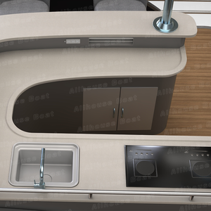 Allhouse 23FT Luxury Aluminium Hybrid Pontoon Boat Hydrofoil Technology 7m High-Speed Performance Reduced Drag Outboard Engine - Product Image 6