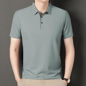 Polos de Golf de alta calidad para hombre, camisetas deportivas de secado rápido, camiseta de uniforme de trabajo con logotipo bordado personalizado - Product Image 3