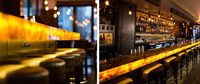 Pierre translucide de couleur jaune pour le comptoir de bar, panneau mural en onyx translucide, marbre