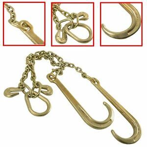 1/4 "X 12Ft H D Tow <span class=keywords><strong>Chain</strong></span> Với Hooks Kéo Kéo An Toàn Xe Tải Cargo Chains - Product Image 2