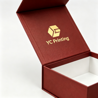Boîte cadeau pliable en carton rigide noir mat de luxe avec logo personnalisé de qualité supérieure, fermeture magnétique, vide