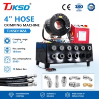 Machine CE Sertie Flexibles pour l'assemblage de gros tuyaux, machine à sertir les flexibles hydrauliques de 4 pouces, presse à sertir les tuyaux en acier