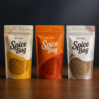Sachets refermables personnalisés avec logo imprimé pour l'emballage alimentaire (snacks, bonbons, poudres, noix, poudres sèches, sucre, épices)