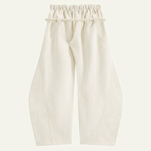High Manufacturer Best Material Men's Straight Mid Waist Lightweight <b>Summer</b> Casual <b>Trouser</b> Button Fly Custom Logo Private Label - Product Image 1