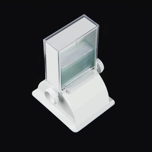 <b>Plastic</b> Microscope <b>Slide</b> Dispenser ABS <b>Slide</b> Storage Holder One-by-one Taking Design For Pathology Laboratory Glass <b>Slides</b> - Product Image 4