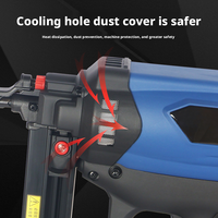 Cloueur à gaz Toua Gsn 45P, outil de fixation actionné par batterie, cloueur à gaz sans fil électrique pour béton, alimenté au gaz