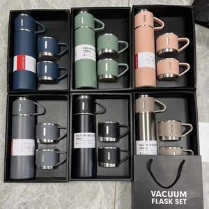 Vaso con tapa doble de 500 ml OEM/ODM con acero inoxidable - Product Image 5
