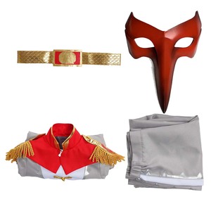 Disfraz de Akechi Goro de la serie anime P5, Los Ladrones del Corazón, con máscara de látex suave GAHC-027 - Product Image 2