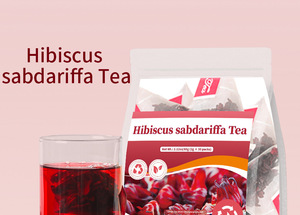 ชาคอตตอนโรส ฮิบิสคัส โรส ชาชารอน คลาสสิค เทรย์ฟลาวเวอร์เบลนด์ กลิ่นหอมดอกไม้เข้มข้น รสชาติแบบซุปสีแดง บรรจุในถุงรักษาความสดรูปสามเหลี่ยม - Product Image 3