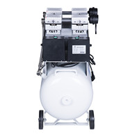 Compresseur d'air Portable silencieux sans huile, 1600W, 2hp, 8 bars, 60l, AC, dentaire