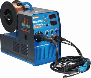 Rolwal Khí Gasless Điện IGBT Arc Thợ Hàn Biến Tần Co2 Mag Mig Hàn Nhà Máy Máy Hàn 200 Amp 250 Amp MIG Thợ Hàn