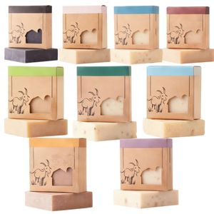 Tốt nhất bán thuần chay sữa dê Xà phòng thanh thực vật dựa trên thành phần cho làm trắng giữ ẩm chăm sóc da tùy chỉnh mùi hương bao bì - Product Image 1