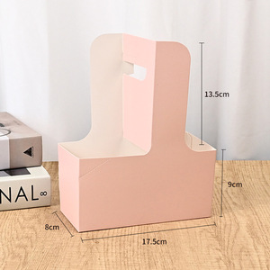 Caja de Regalo para Café, Vino y Flores para Celebraciones, Biodegradable, de Papel Artesanal con Recubrimiento UV, Color Fijo, Venta al Por Mayor - Product Image 2