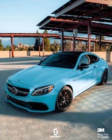 Film de protection 3M Wrap Film 2080 G77 Bleu ciel, personnalisé, pour voiture, électronique numérique, véhicule, TPU PPF, film de protection pour téléphone portable, peinture vinyle