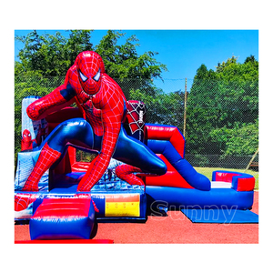 Castello Gonfiabile Spider-Man con Scivolo in Vendita - Product Image 1