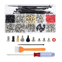 Kit de vis de remplacement pour ordinateur 228 pièces 280 pièces 300 pièces Kit de vis cruciformes à tête plate Assortiment de rondelles Ensemble d'accessoires de réparation