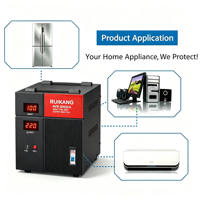 Stabilisateur automatique monophasé numérique de type relais 3000VA AVR pour système de surveillance de climatiseur domestique en Afrique